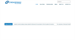 Desktop Screenshot of chemspeed.com