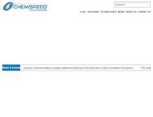 Tablet Screenshot of chemspeed.com